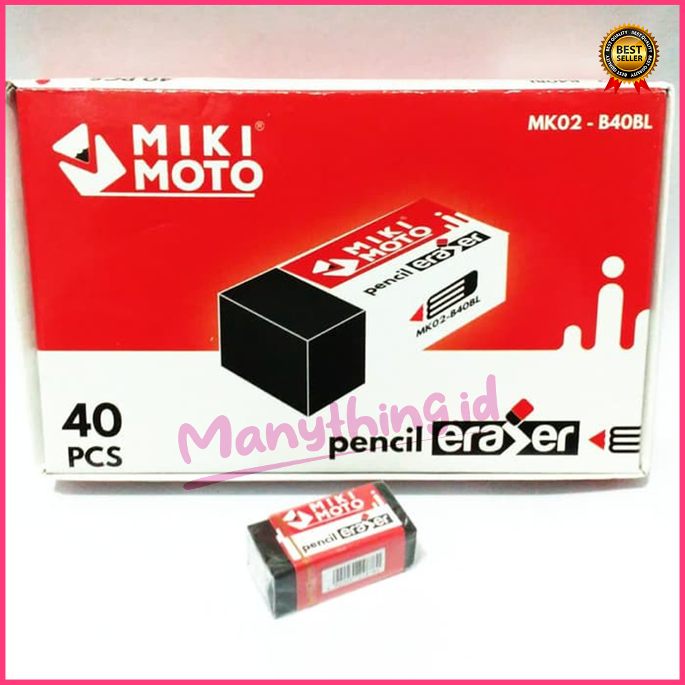 (MANYTHING) PENGHAPUS PENSIL ECER 1PC / PENGHAPUS  kwalitas miki moto 4B