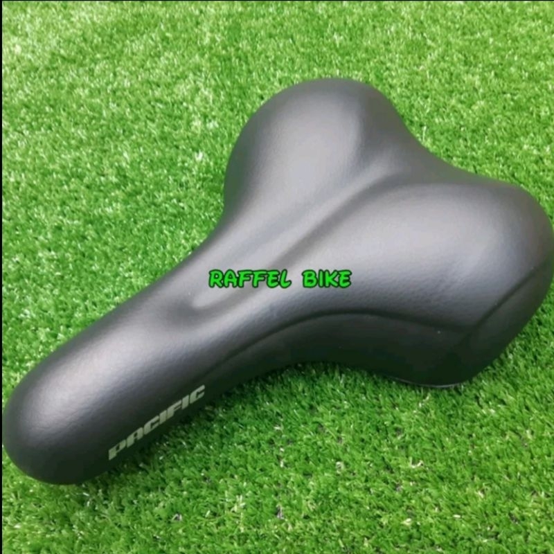 Termurah. Saddle Pacific gel lebar. Saddle gel. Saddle empuk. Saddle MTB. Saddle sepeda lipat