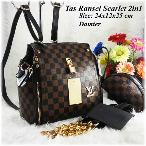 Tas Ransel Scarlet 2in1