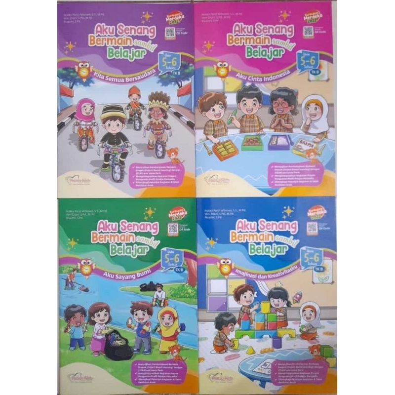 Buku Paket TK A TK B dan Paud sesuai dengan Kurikulum Merdeka TAHUN 2022