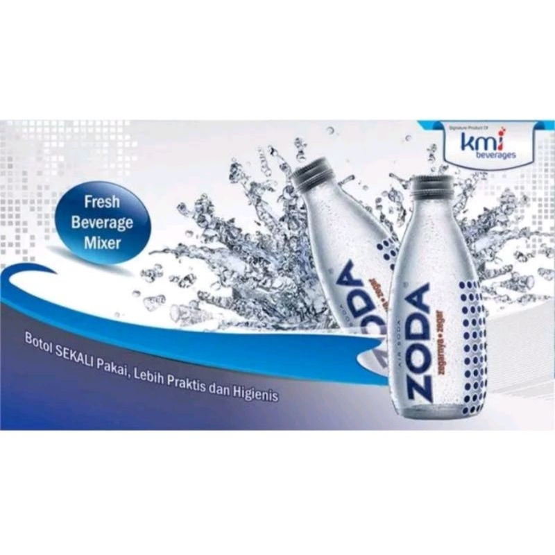 ZODA WATER / Air Soda Botol 250ML