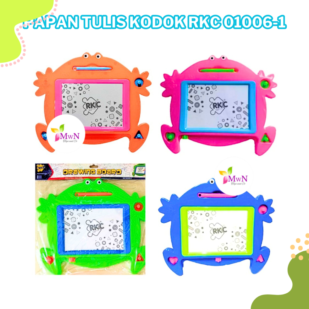 mwn.toys Mainan Papan Tulis Magnet Hapus KODOK - RKC 01006-1