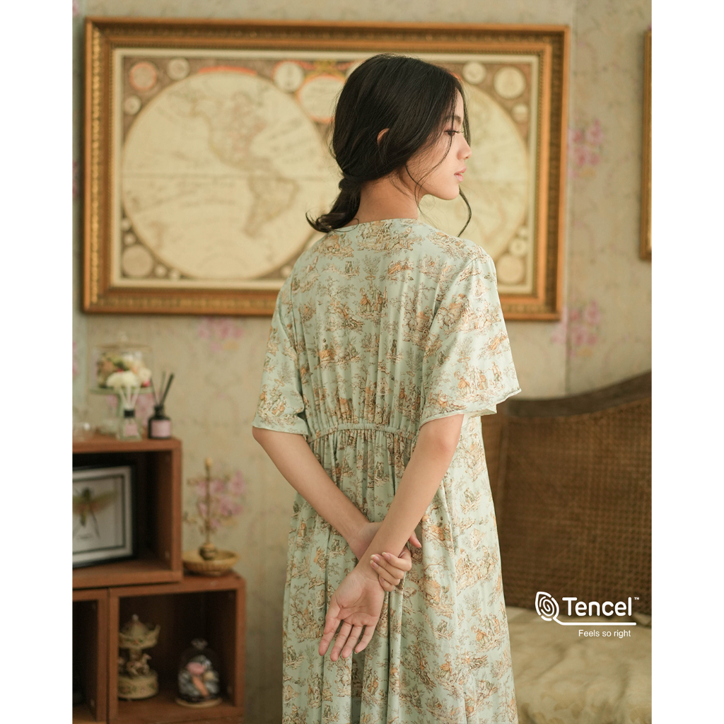 Cielyn - Dress TENCEL™- Vintage Series - Modal  Dress Wanita Dewasa