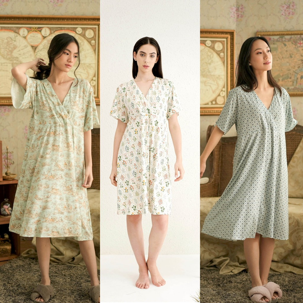 Cielyn - Dress TENCEL™- Vintage Series - Modal  Dress Wanita Dewasa