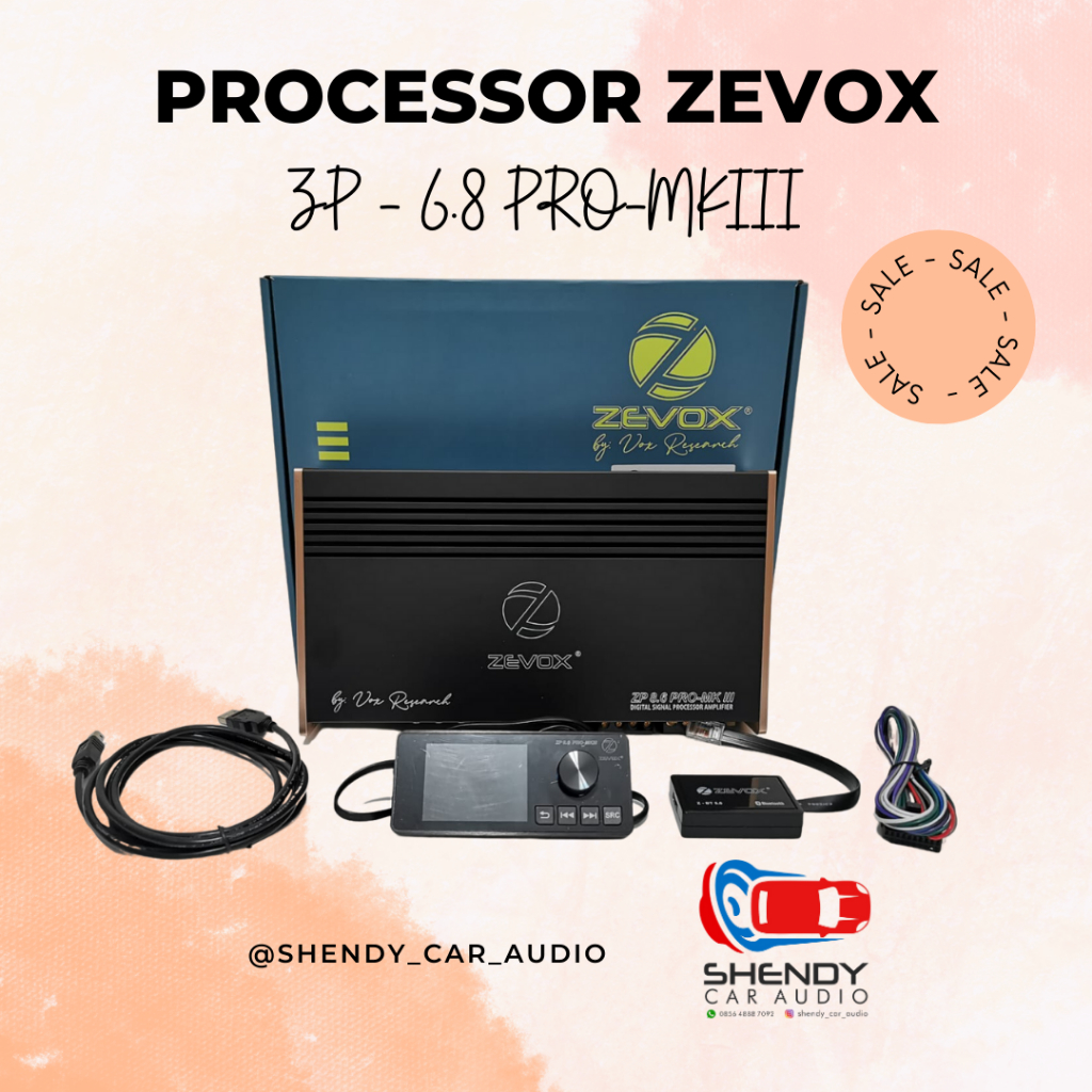 Processor DSP 8 Channel Zevox ZP 8.6 Pro MK III by Vox Research resmi