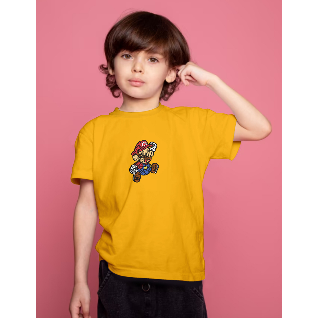 Kaos anak Mario Bros / Baju anak Mario Bros