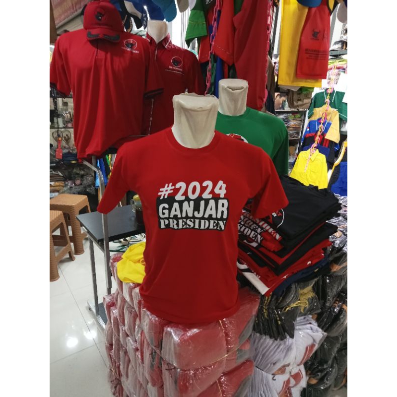 kaos 2024 ganjar presiden