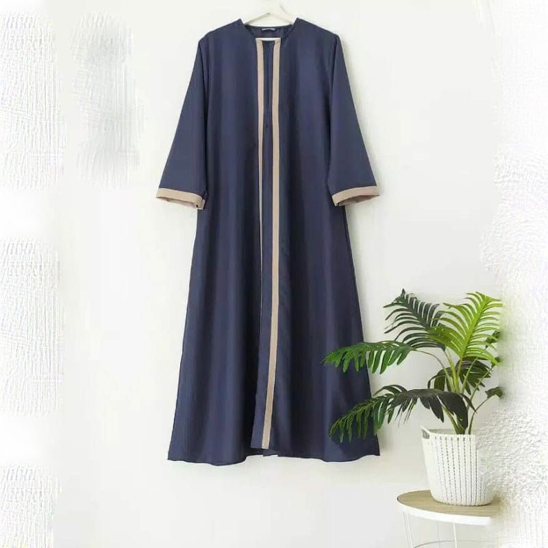 abaya terbarau 2023 warna navy new bahan moscrefe premium // abaya arab terbaru // abaya turkey