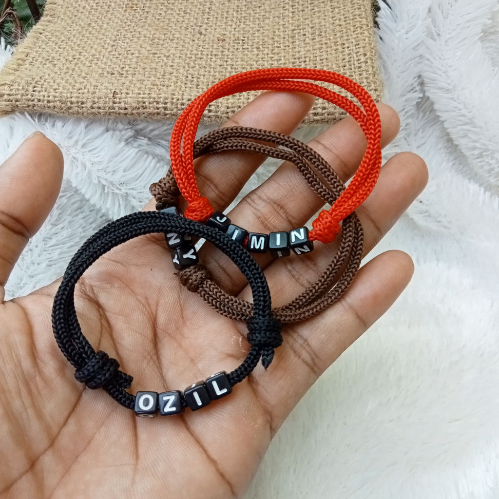 GELANG NAMA TALI PARACORD