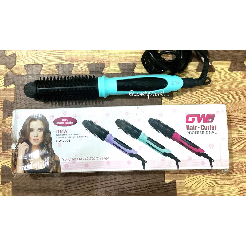 Catokan sisir blow lurus hair straightener catokan rambut 2in1 catok keriting lurus catokan sisir pe