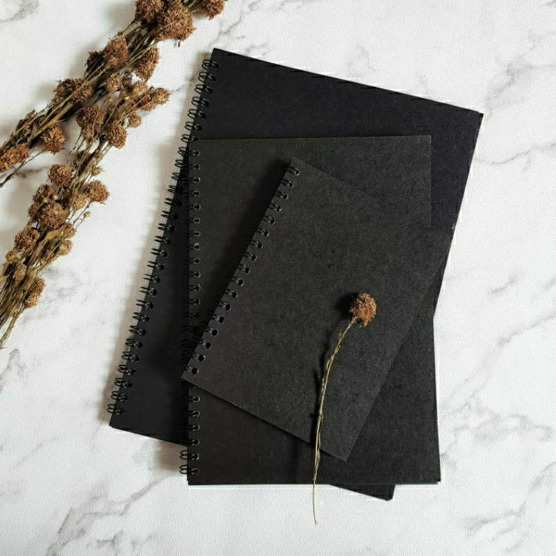 

SKETCHBOOK HITAM/SUPERBLACK/A5/A6/B5 - BUKU SKETSA HITAM - NOTEBOOK BLACK PAPER - NOTEBOOK HITAM