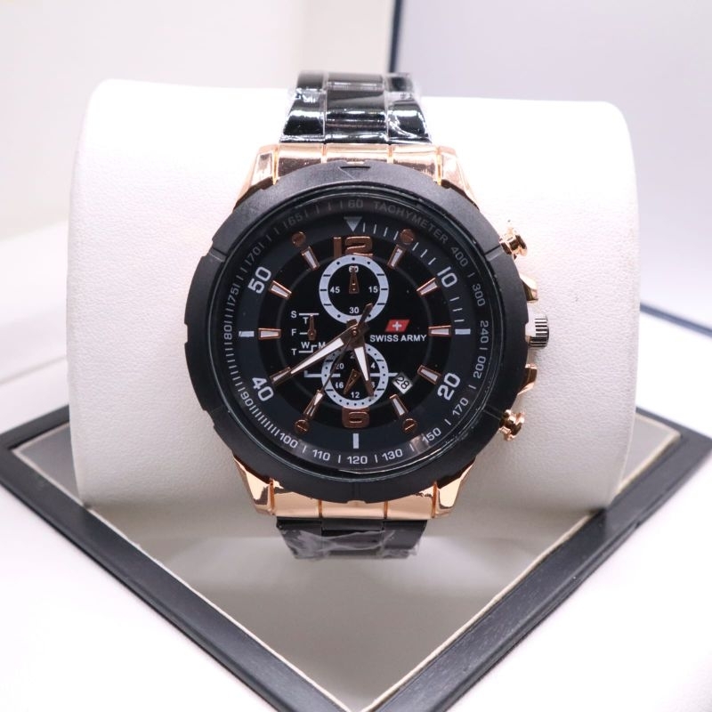 TERLARIS!!! JAM TANGAN PRIA TERBARU TAHAN AIR/ TANGGAL AKTIF  FULL SET