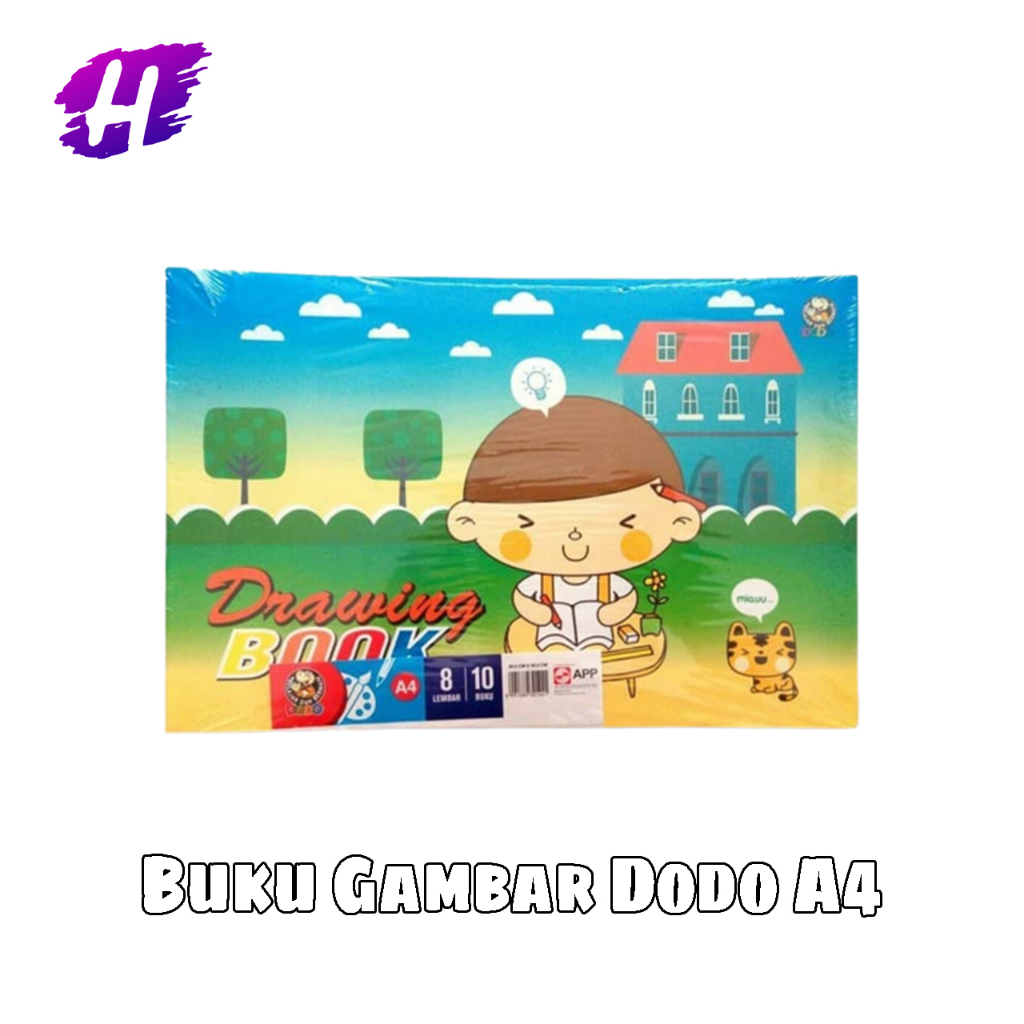 

❤️H2O❤️ Buku Gambar Anak Kecil / Drawing Book A4 DODO SiDU ORIGINAL