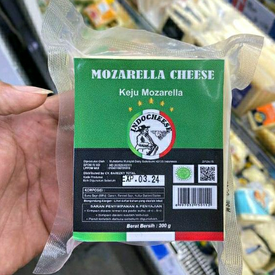 

Keju mozarella block mozarella cheese | Pack