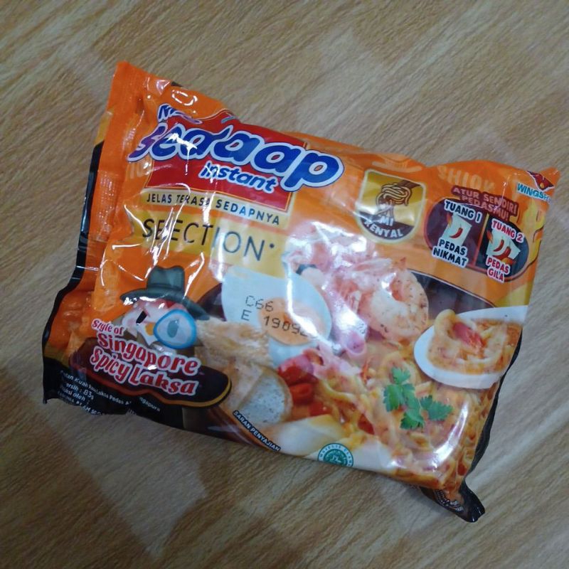 

mie sedap kuah laksa singapore