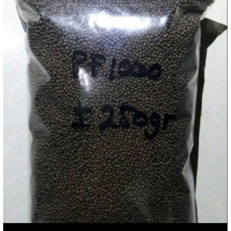 pf1000 250gr pf 1000 pelet anak gurame pelet anak lele pelet burayak