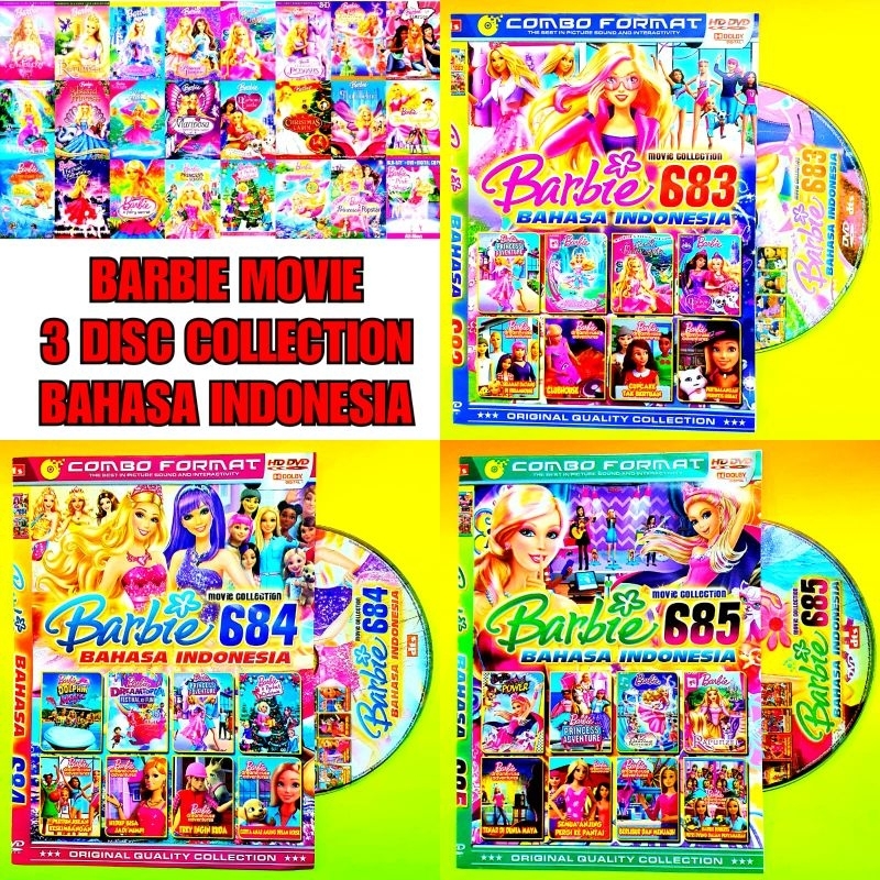 KASET DVD BARBIE BAHASA INDONESIA