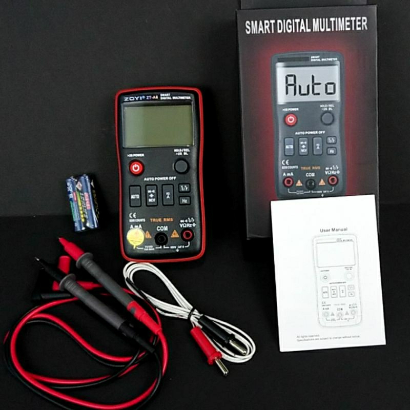 Multimeter Digital Multitester DIGITAL Zoyi ZT 102A