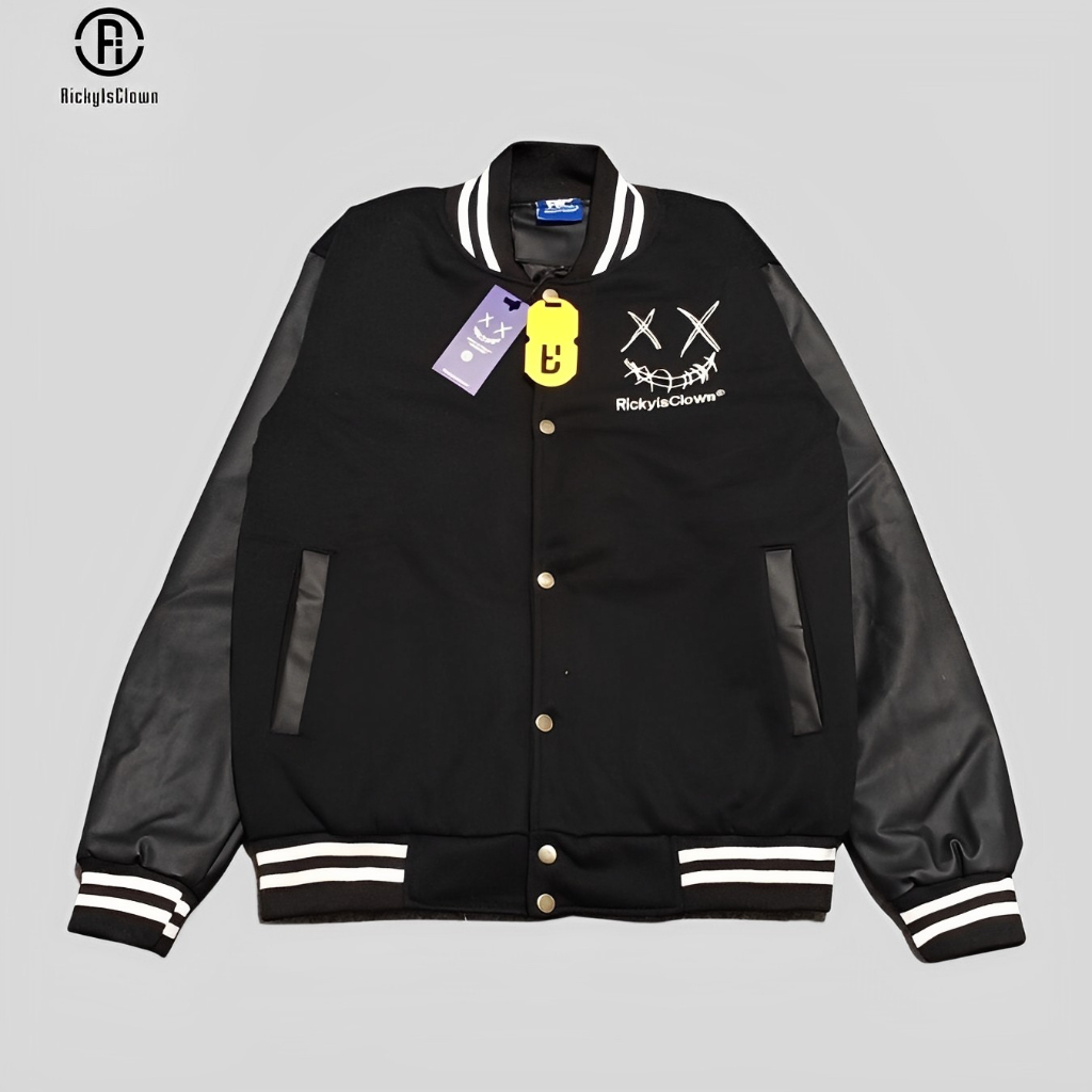 Ricky Is Clown Varsity Pria Bahan Katun Taiwan Import Premium