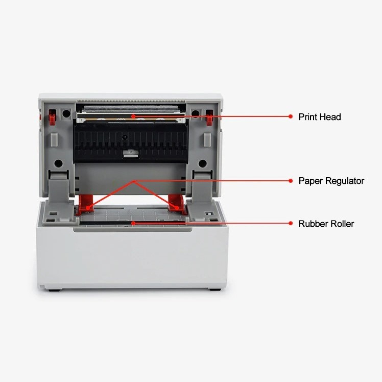 Printer Thermal Bluetooth Stiker Label Printer POS USB 80 mm - CC330 - White