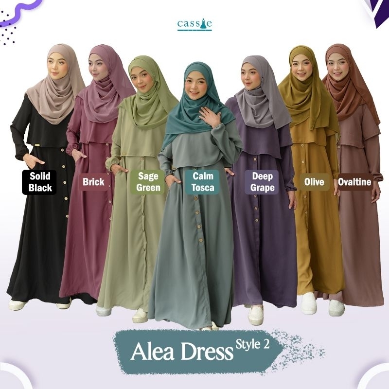 ALEA DRESS STYLE 2 BY CASSIE [Gamis Only]
