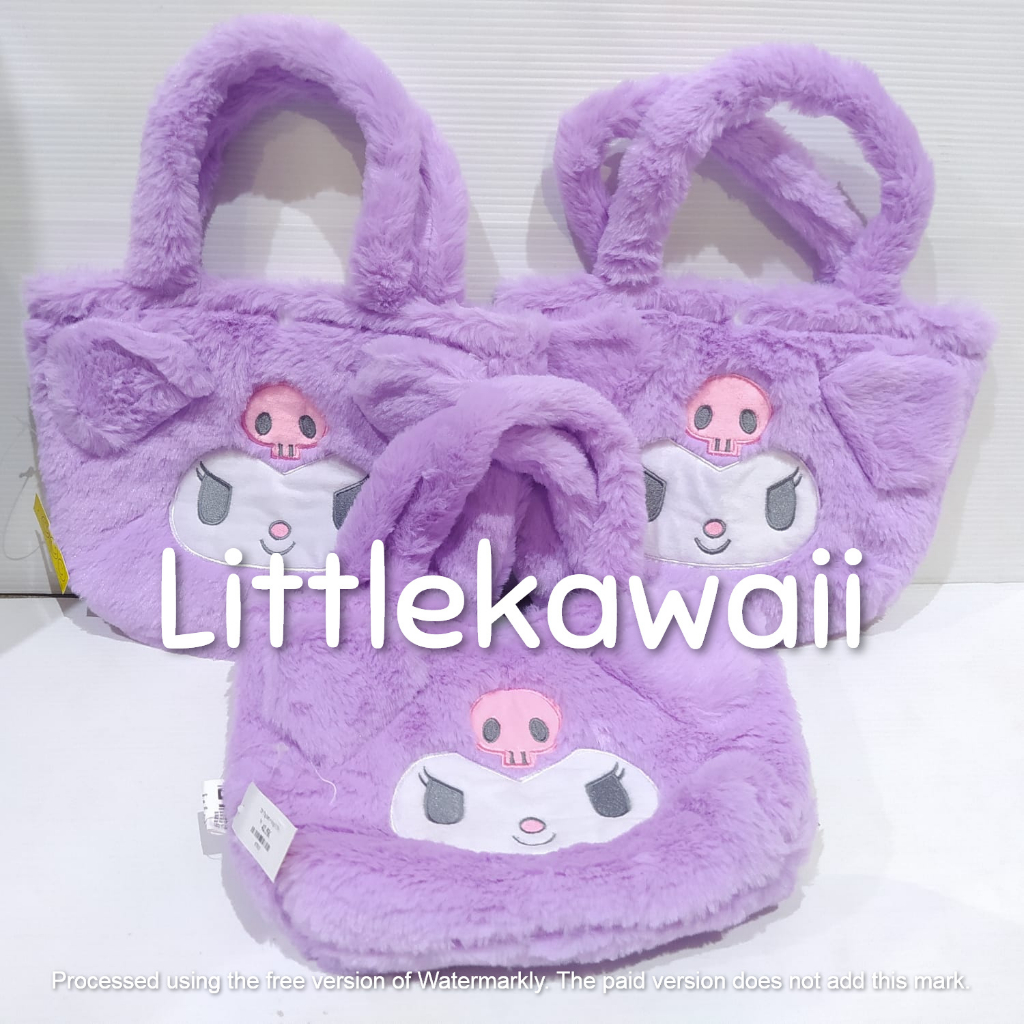 LK/Tas Totte Tenteng Boneka Plush Anak Remaja Fashion Korean Style My Melody Kuromi Cinnamorol Pompompurin Soft Cute Unofficial