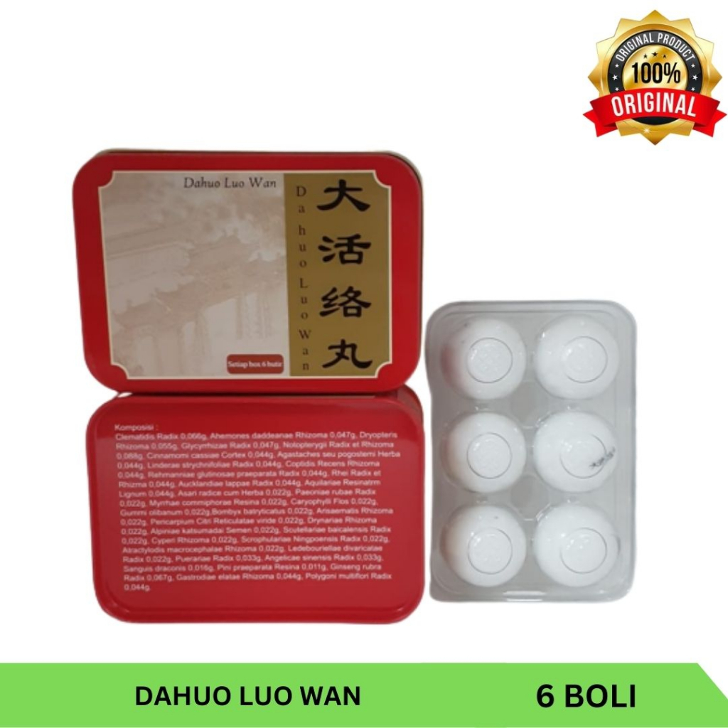 DA HUO LO WAN mengobati stroke mati rasa kesemutan reumatik