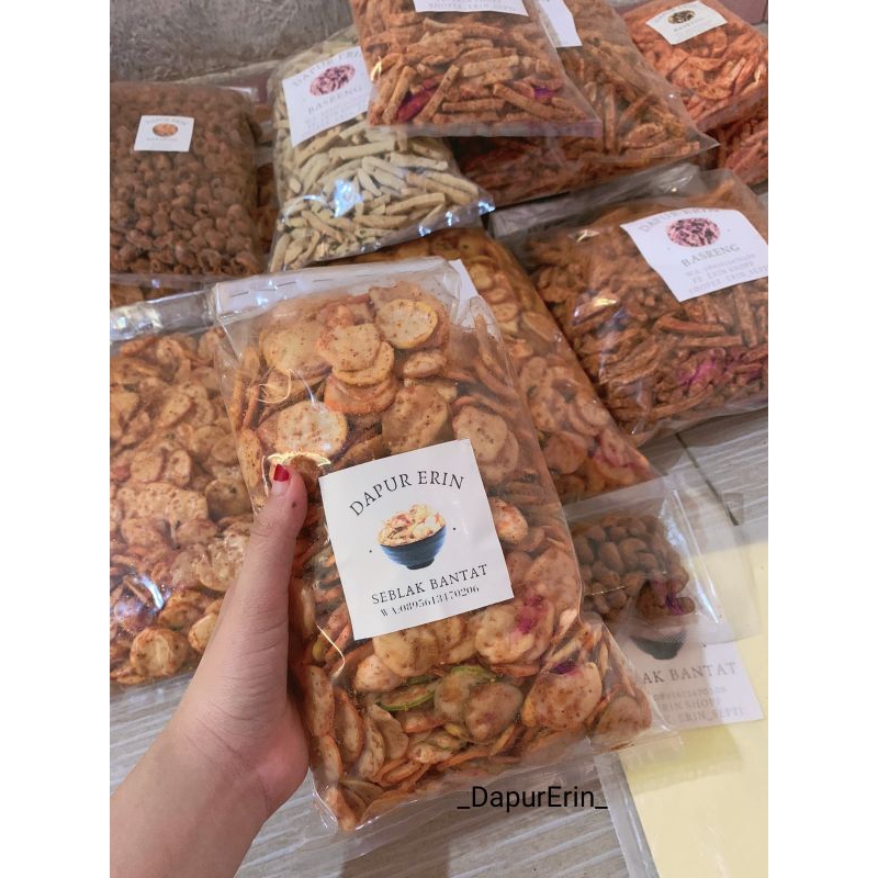 

SEBLAK BANTAT DAPUR ERIN KEMASAN POCH 500G || MAKANAN KEKINIAN RENYAH, GURIH DAN PEDAS ||