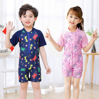 GO!BJR1204 Baju Renang Anak Perempuan Laki Laki Motif Karakter Lucu Pakaian Berenang Selam Anak Swimsuit Lucu