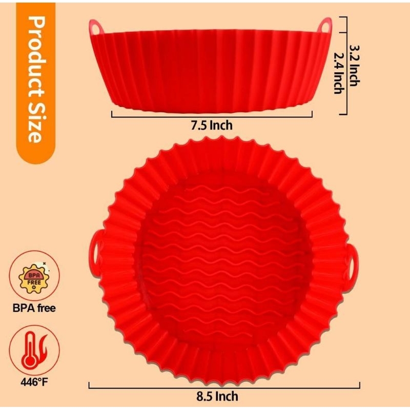 Tatakan Air Fryer Silikon / Air Fryer Silicone Pot