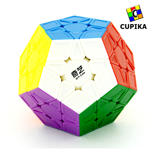 Rubik Qiyi Megaminx Stickerless sculpture Speed 3x3 Qiheng