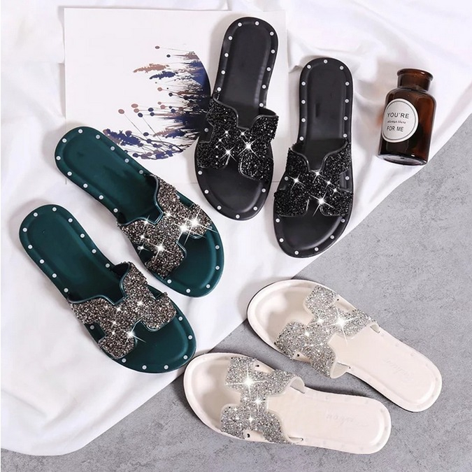 NunuLisaTan - Sandal Import Jelly lentur HOLLJELLY