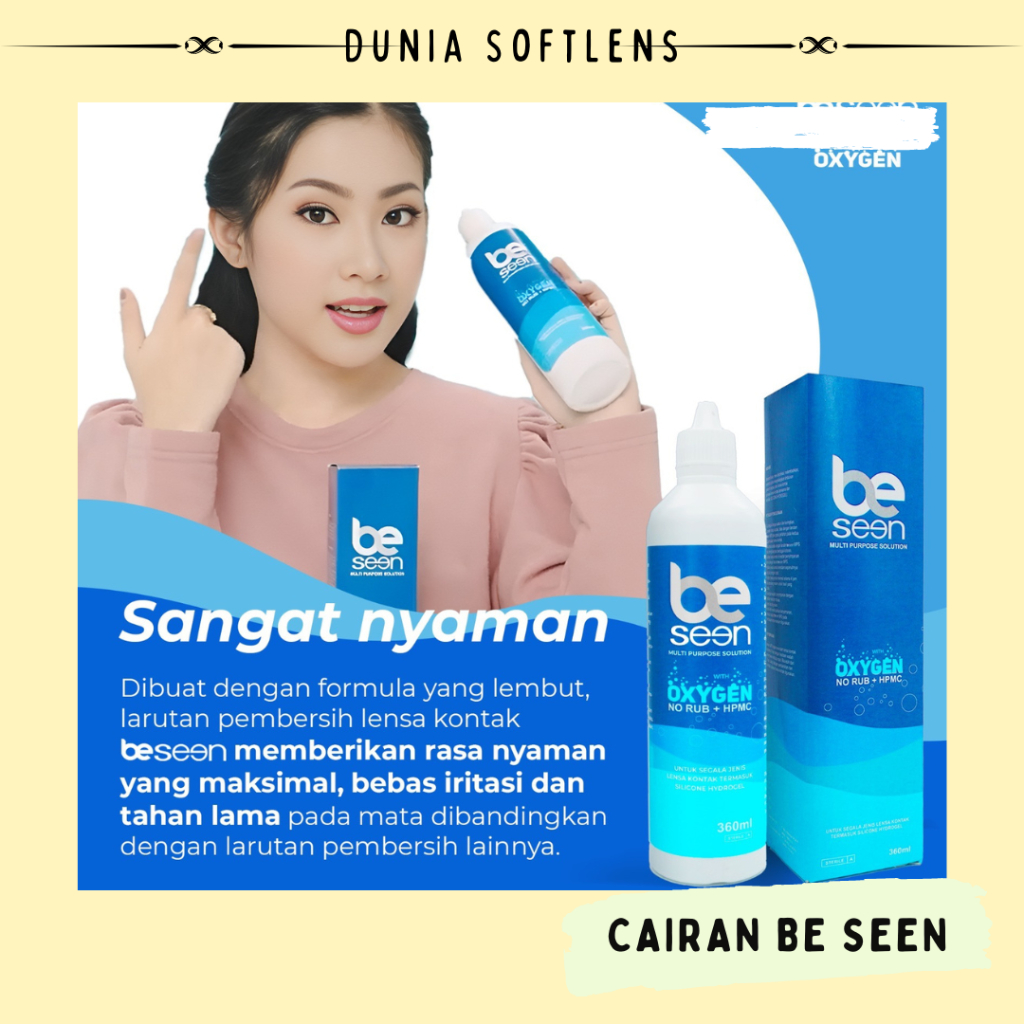 Cairan Softlens BE SEEN 60 Ml -Mamalens