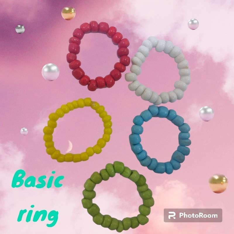 Beads RING/ Idol Kpop Beads / Gelang Manik / cincin manik