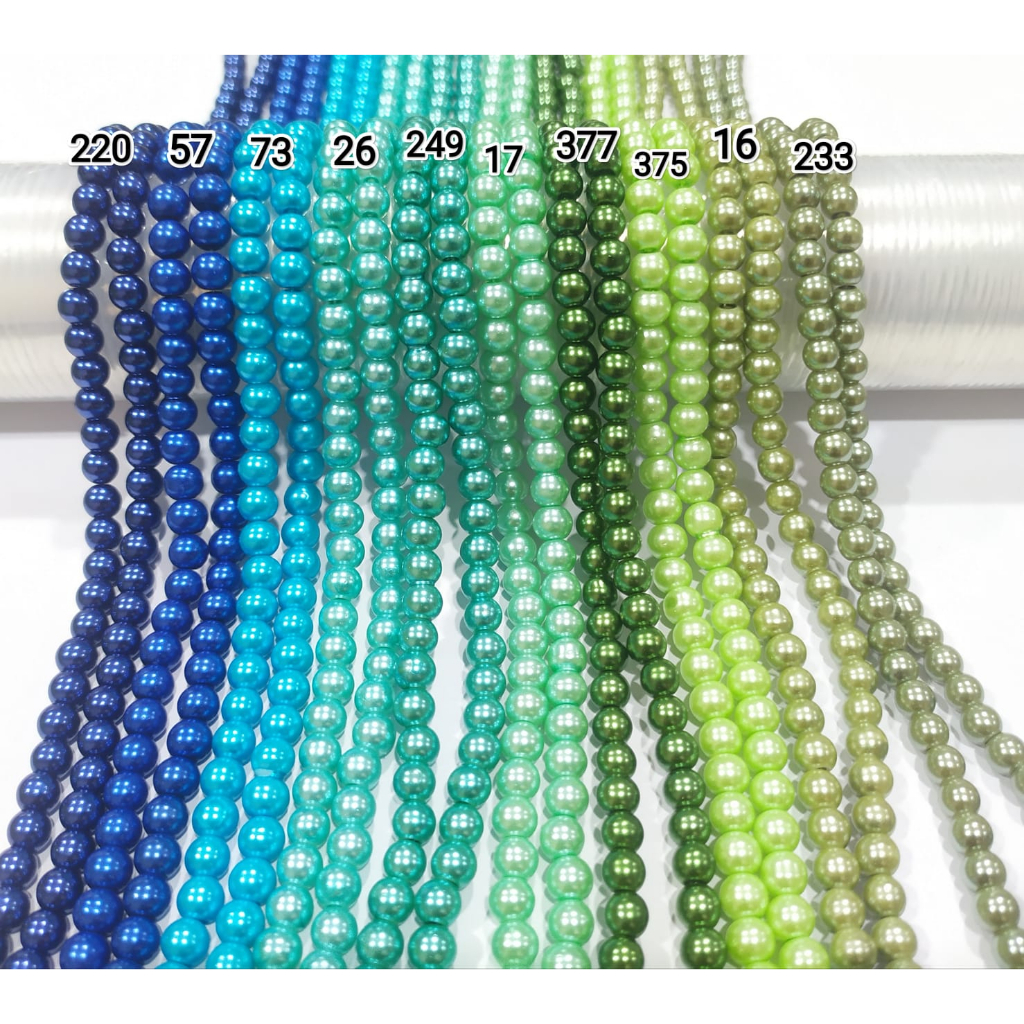 Mutiara sintetis / Mutsin 6mm warna [2/2]