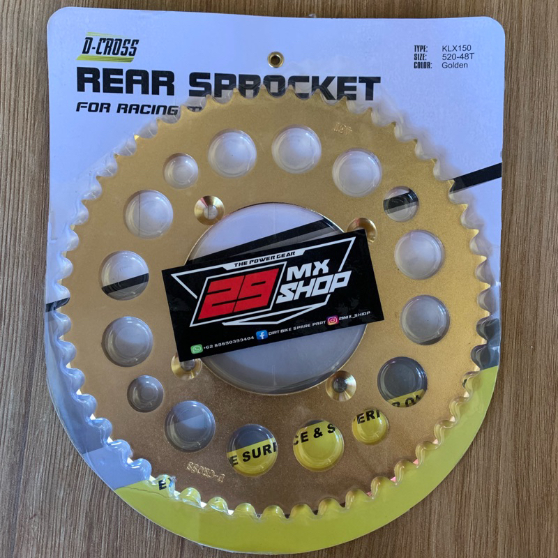 gear gir belakang klx 520 48T