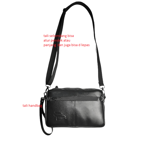 Handbag kulit sintetis/pria wanita/tas tangan/multifungsi selempang elte official shop