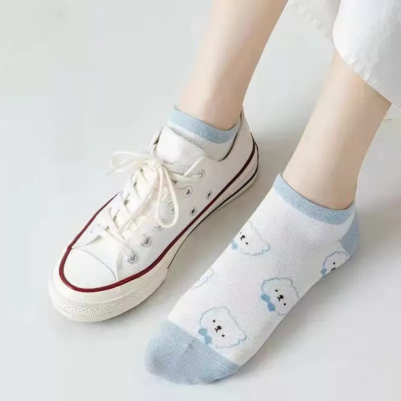 STV Kaos Kaki Motif beruang Lucu Kaos Kaki Wanita fashion korea