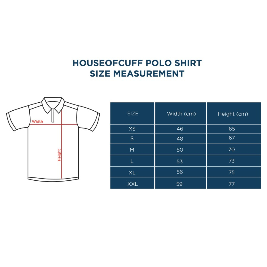 polo shirt baju kaos kerah polo slim houseofcuff putih