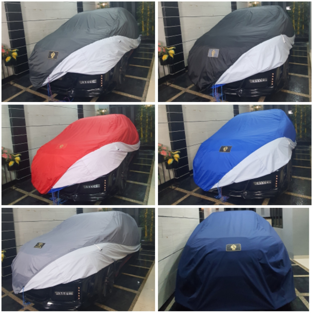Cover Mobil Polyester Super Lapisan Dalam Putih &amp; Halus, Cover Mobil Avanza Rush Terios Xenia Ertiga Xpander Hrv Mobilio Brv Calya Sigra Outlander  NewLivina S-Cross GrandLivina Juke Confero LGX SX4 Freed Sienta DatsunGoPlush Kijang Taruna Carry WR-V Dll