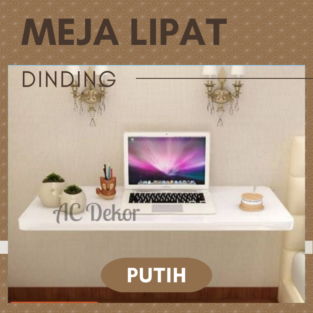 Meja Lipat Dinding FREE BRACKET
