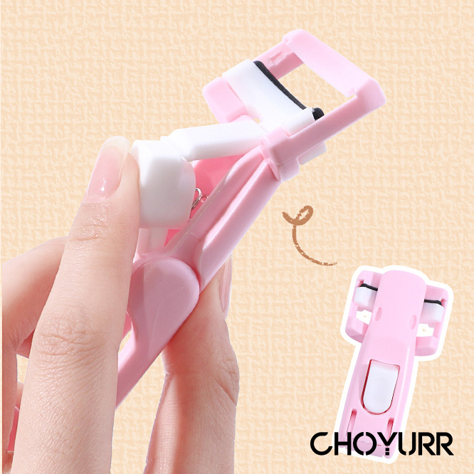 【COD】Penjepit Bulu Mata/Pelentik Bulu Mata Jepitan Bulu Mata Tahan Lama Portable Eyelash Curler-CH