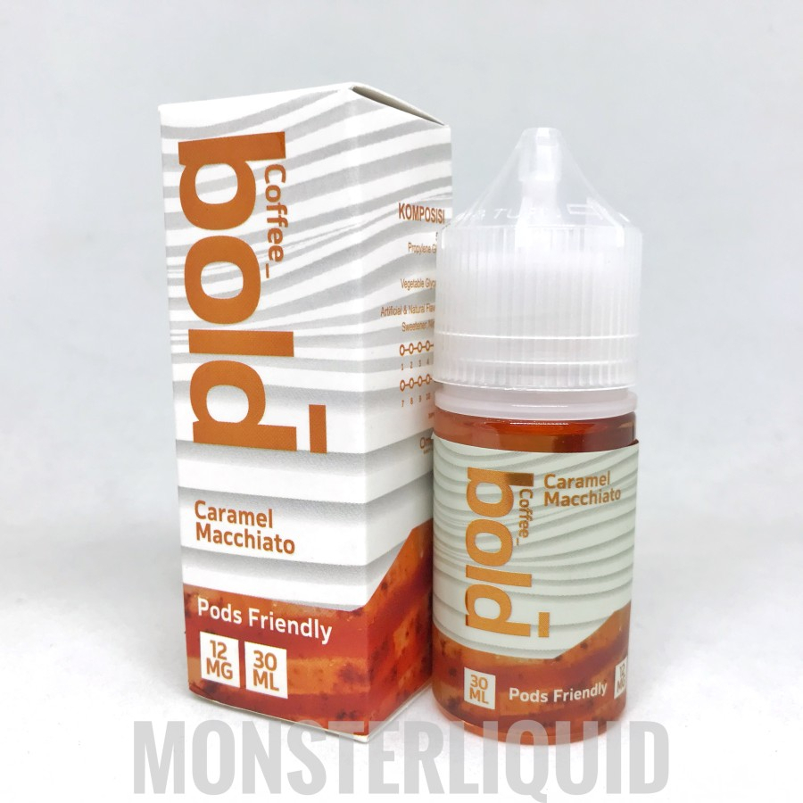 PODS FRIENDLY COFFEE BOLD CARAMEL MACCHIATO BY JP 12MG 30ML