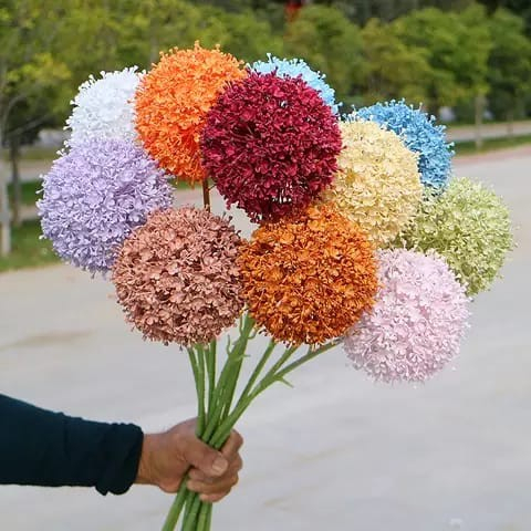 DANDELION JUMBO/BUNGA POMPOM JUMBO/DANDELION ARTIFICIAL