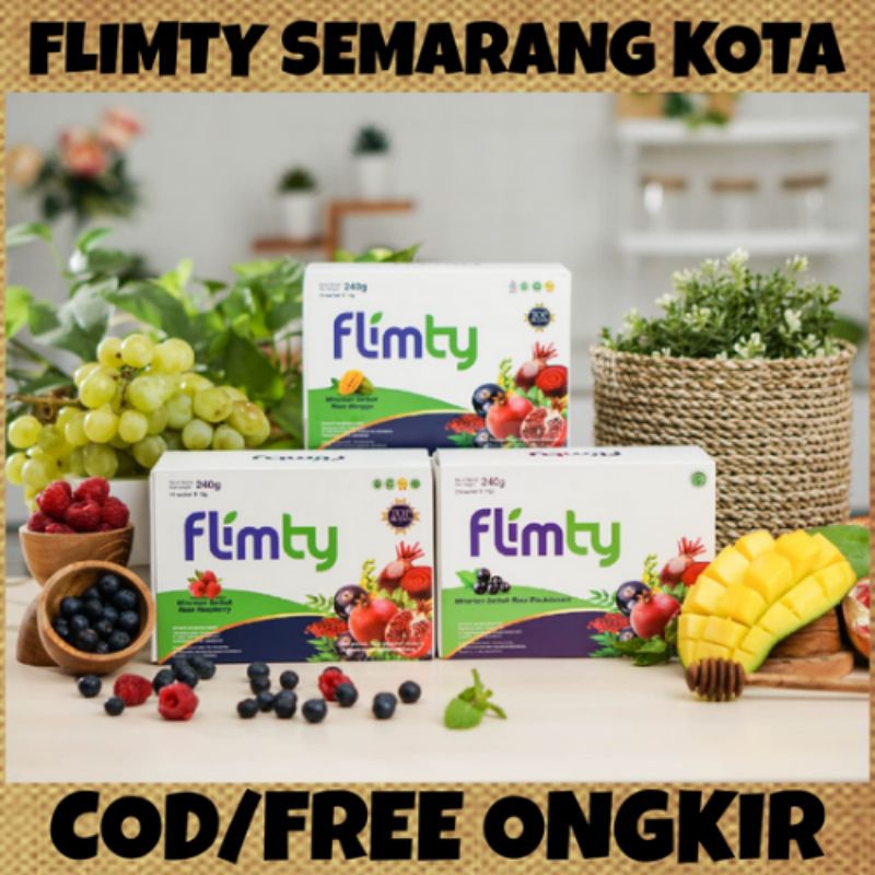 Flimty 5 Sachet Eceran Fiber Diet Detox Pelangsing Original Murah Termurah BPOM Halal Free Ongkir CO