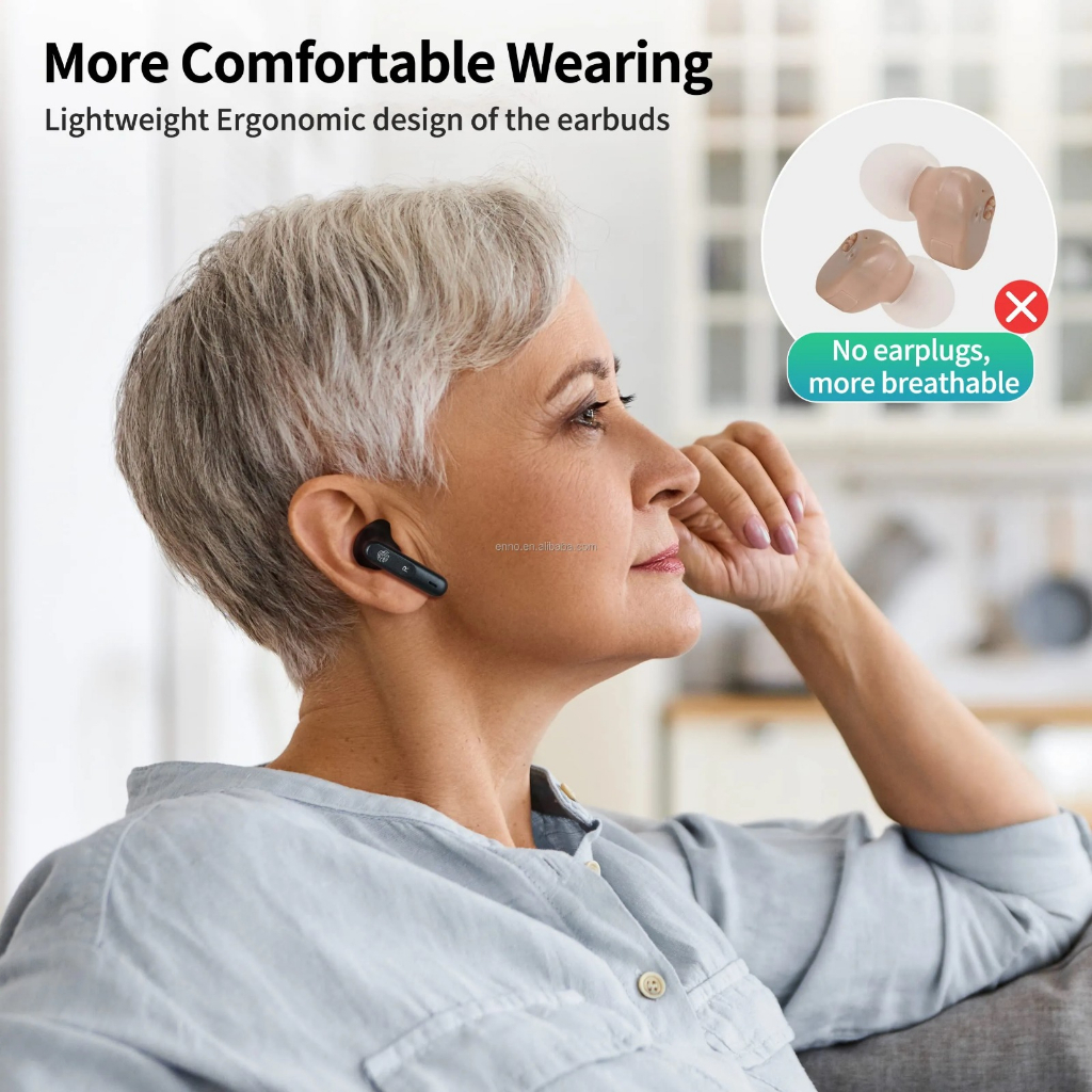 Hearing Amplifier EN-A18 Rechargeable Alat Bantu Dengar Super Jernih - ITE18