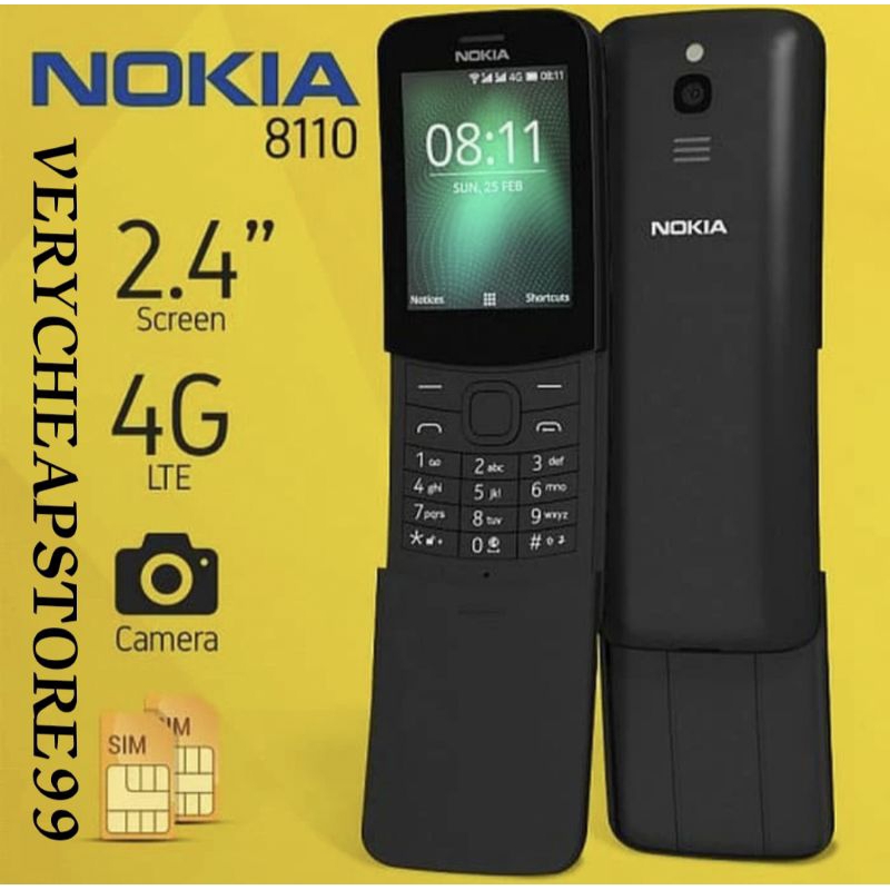 Nokia 8110 New Nokia Pisang Dual Sim Bahasa Indonesia