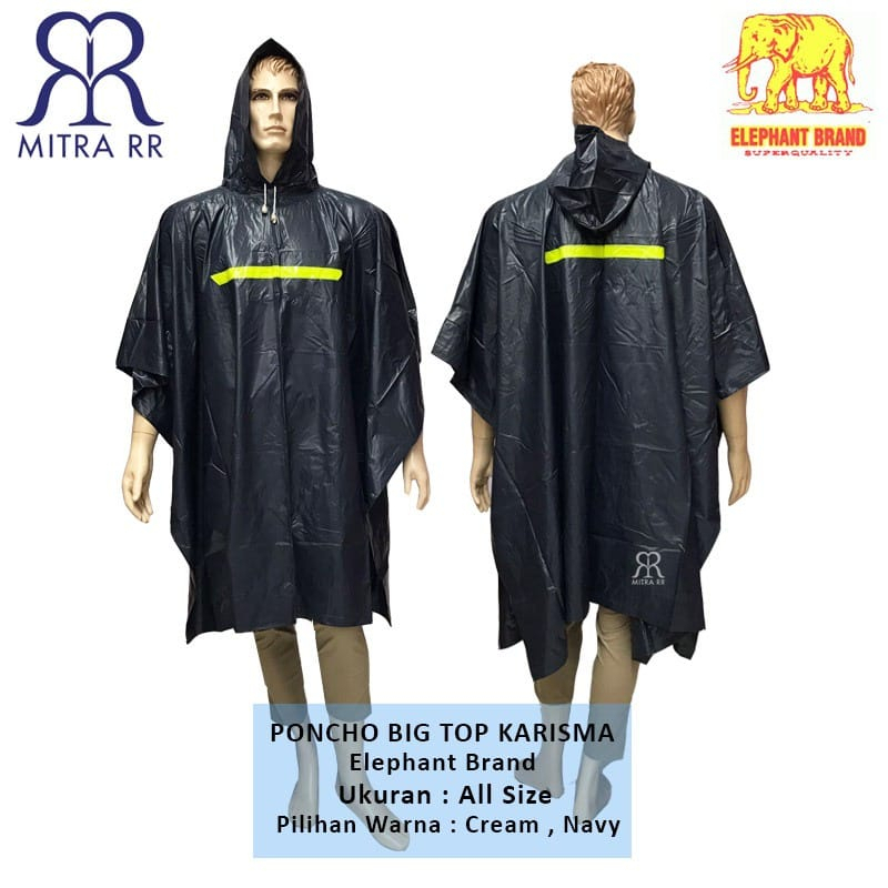 Jas Hujan Poncho Dewasa Unisex Big Top Karisma Scothlite Skotlet