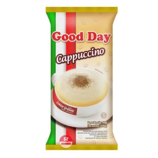 

Kopi Goodday Capucino 10 Sachet / 1 Renteng