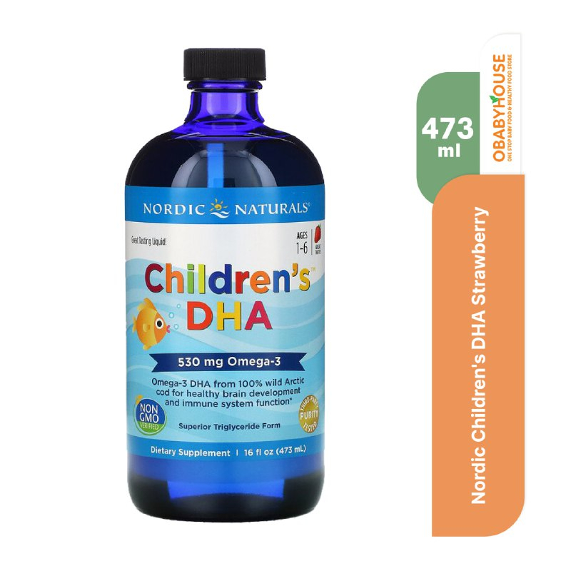 Nordic Children's DHA Strawberry 473 ml